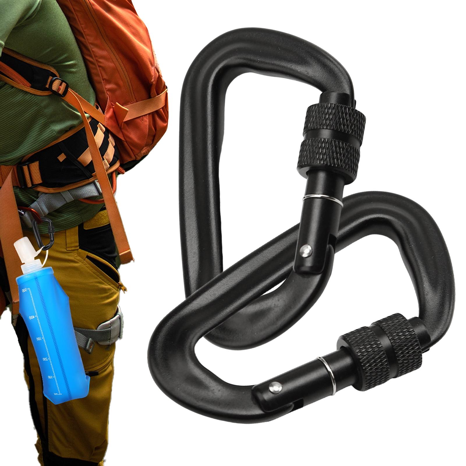 Fishing Backpack - 12kN Heavy Duty Locking D Ring