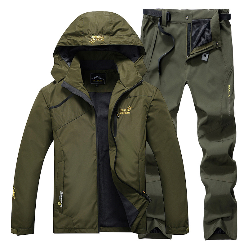 Fishing Jacket Waterproof - Waterproof Fishing Suit Breathable durable Hooded