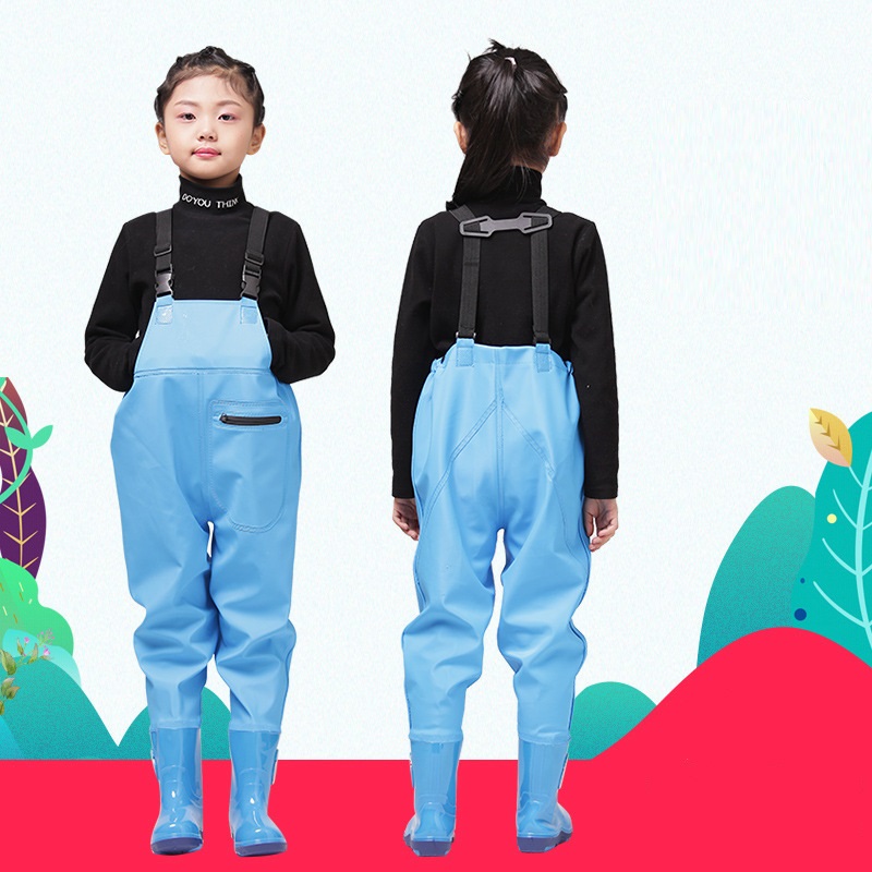 Fishing Rain Suit - Fishing Chest Waders with Boots for