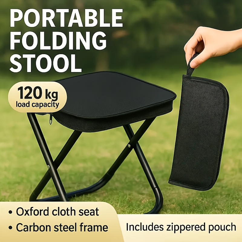 Fishing Backpack - Durable Portable Compact Lightweight Folding Stool