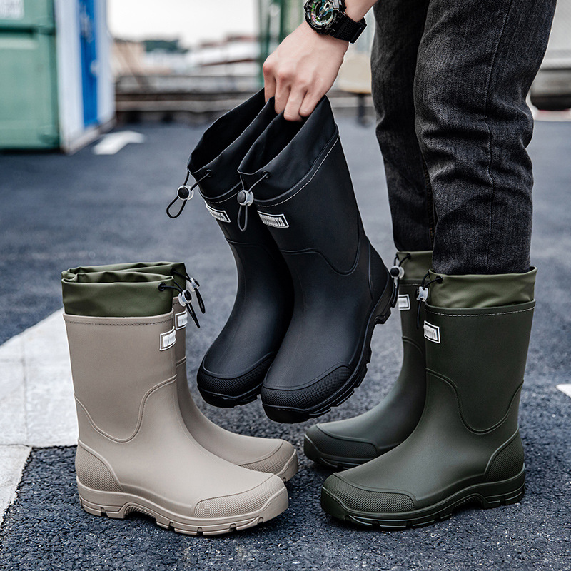 Fishing Boots - Thick-soled wear-resistant rubber shoes for men