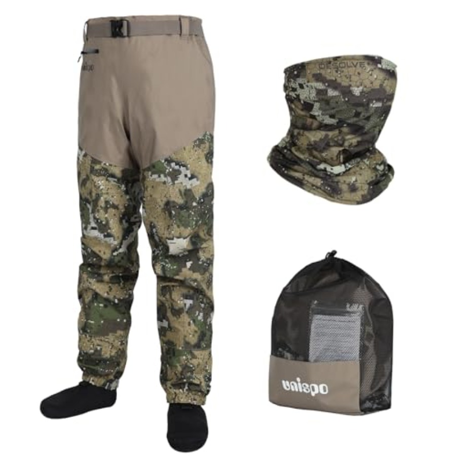 Fishing Waders - Camo Outdoors Breathable Stockingfoot Waist High