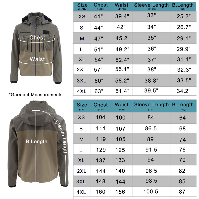 Fishing Wading Jackets 4-Ply B - Fishing Jacket Waterproof review and price