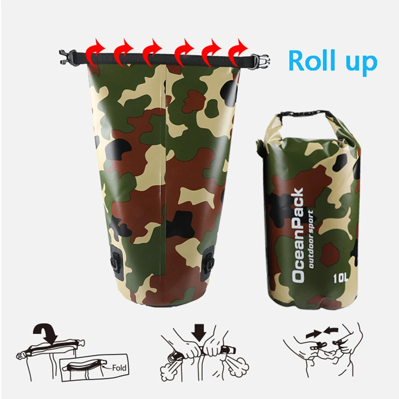 Waterproof Dry Bag Camouflage  - Fishing Bag Waterproof review and price