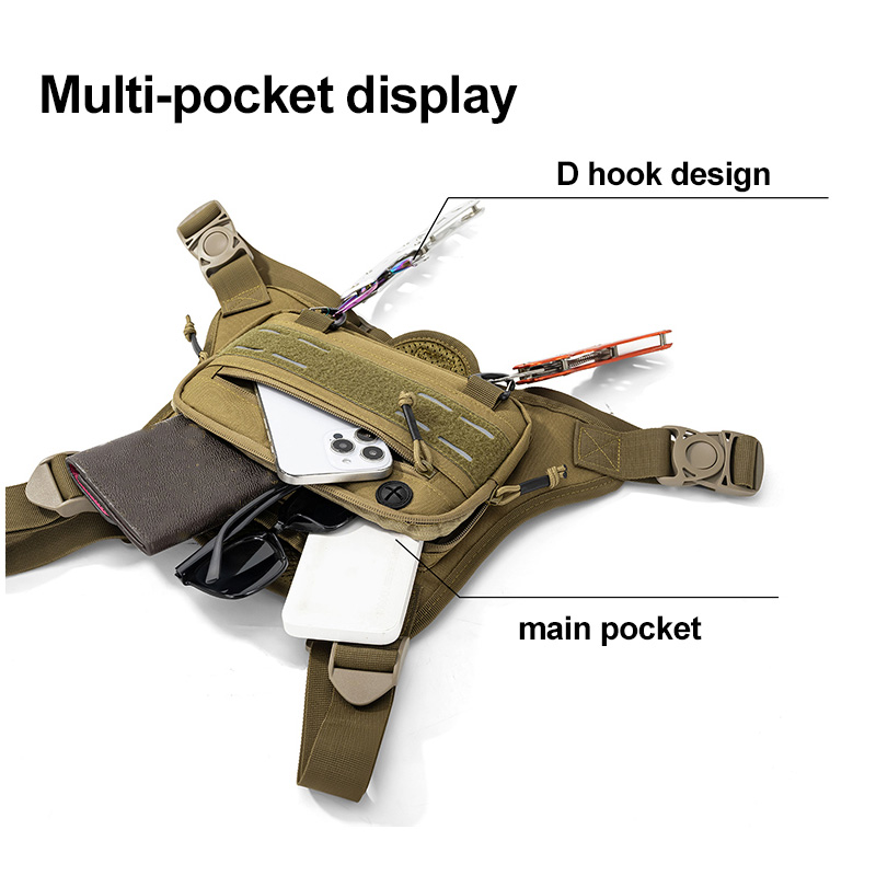 Tactical Front Chest Rig Bag V - Fishing Vest review and price
