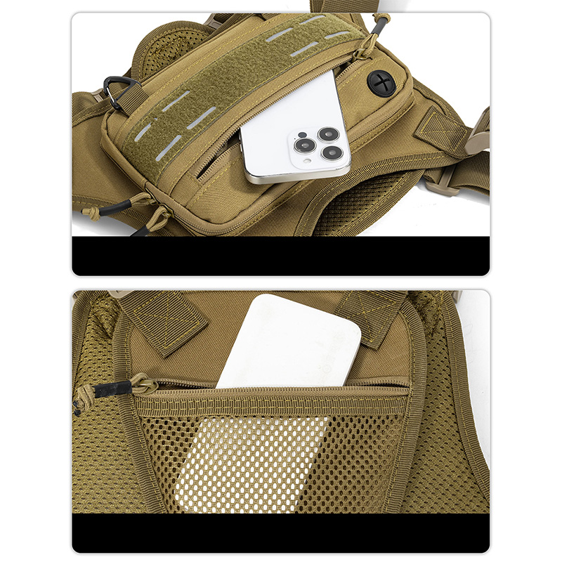 Tactical Front Chest Rig Bag V - Fishing Vest review and price