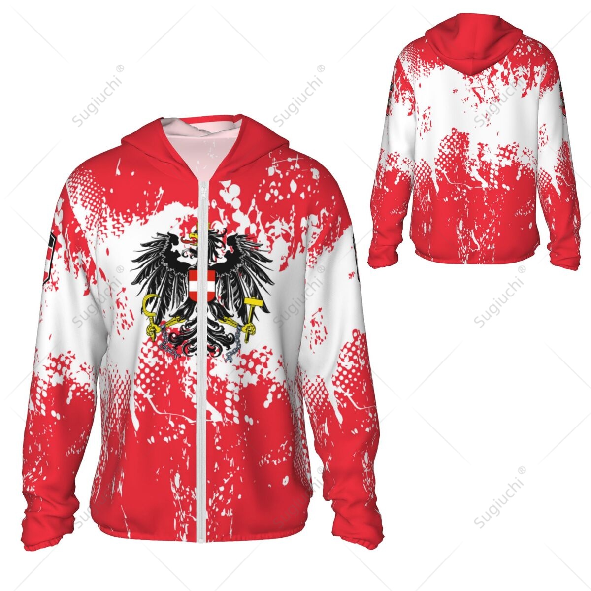 Austria Flag Sun Protection Ho - Fishing Hoodie review and price