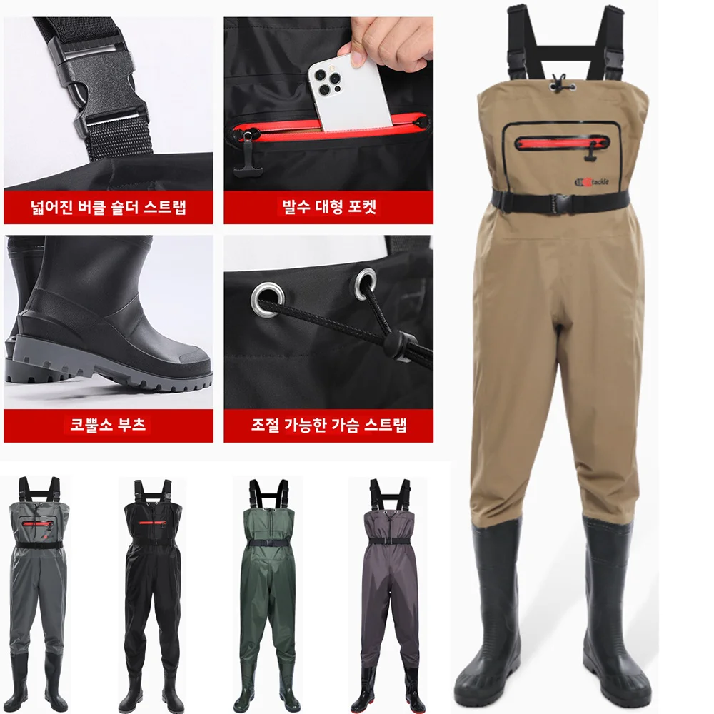 Waterproof Chest Waders with F - Fishing Jacket Waterproof review and price