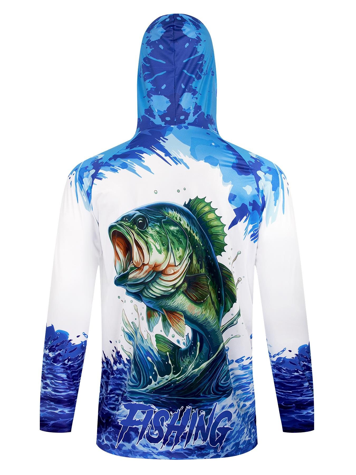 Fishing Hooded Shirt Upf 50 Fi - Fishing Shirt Uv Protection review and price