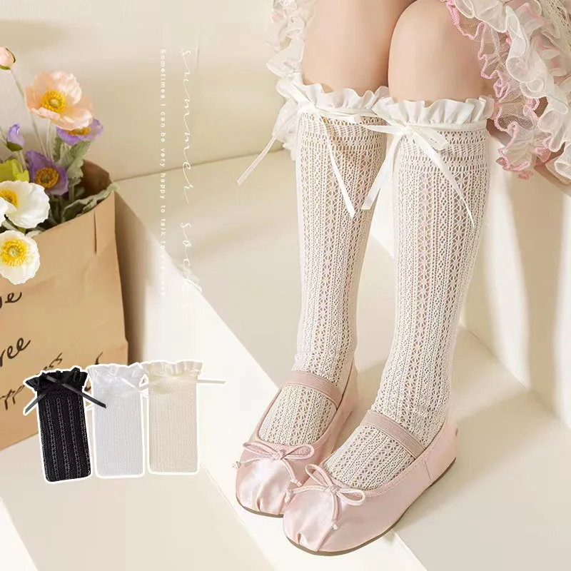 Girls Long Tube Lace Stockings - Fishing Socks review and price