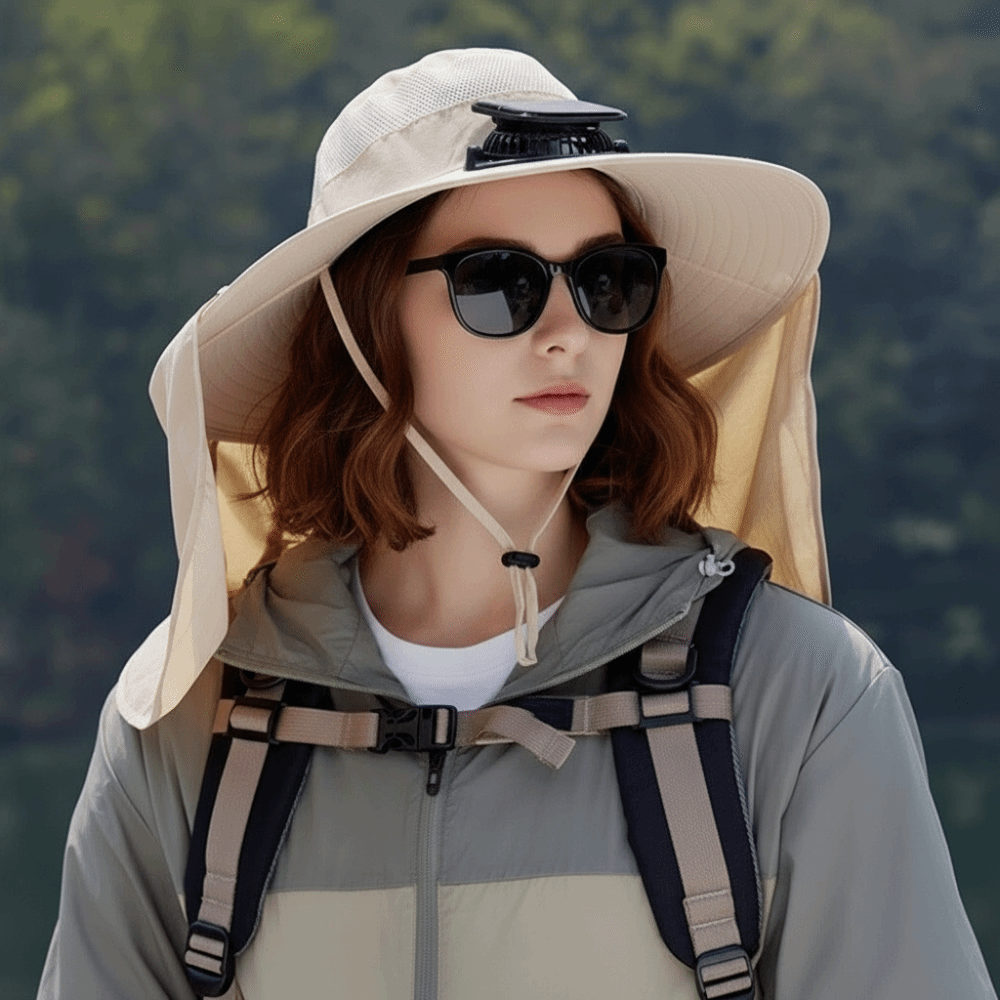 Gift UPF50+ Solar Fan Hat Wate - Fishing Hat review and price